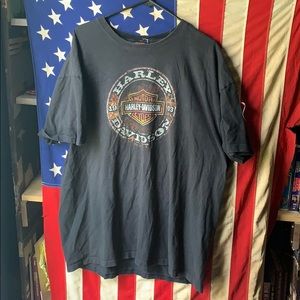 Vintage Harley Davidson shirt front and back logo